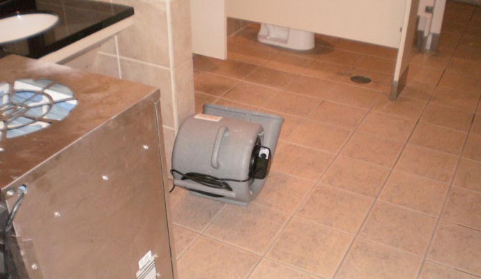 Bathroom Water Damage in Baton Rouge