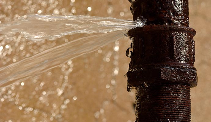 water pipe damage restoration in orleans