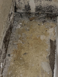 Coleman - water damage restoration, overflowed toilet, wet floors. Baton Rouge LA