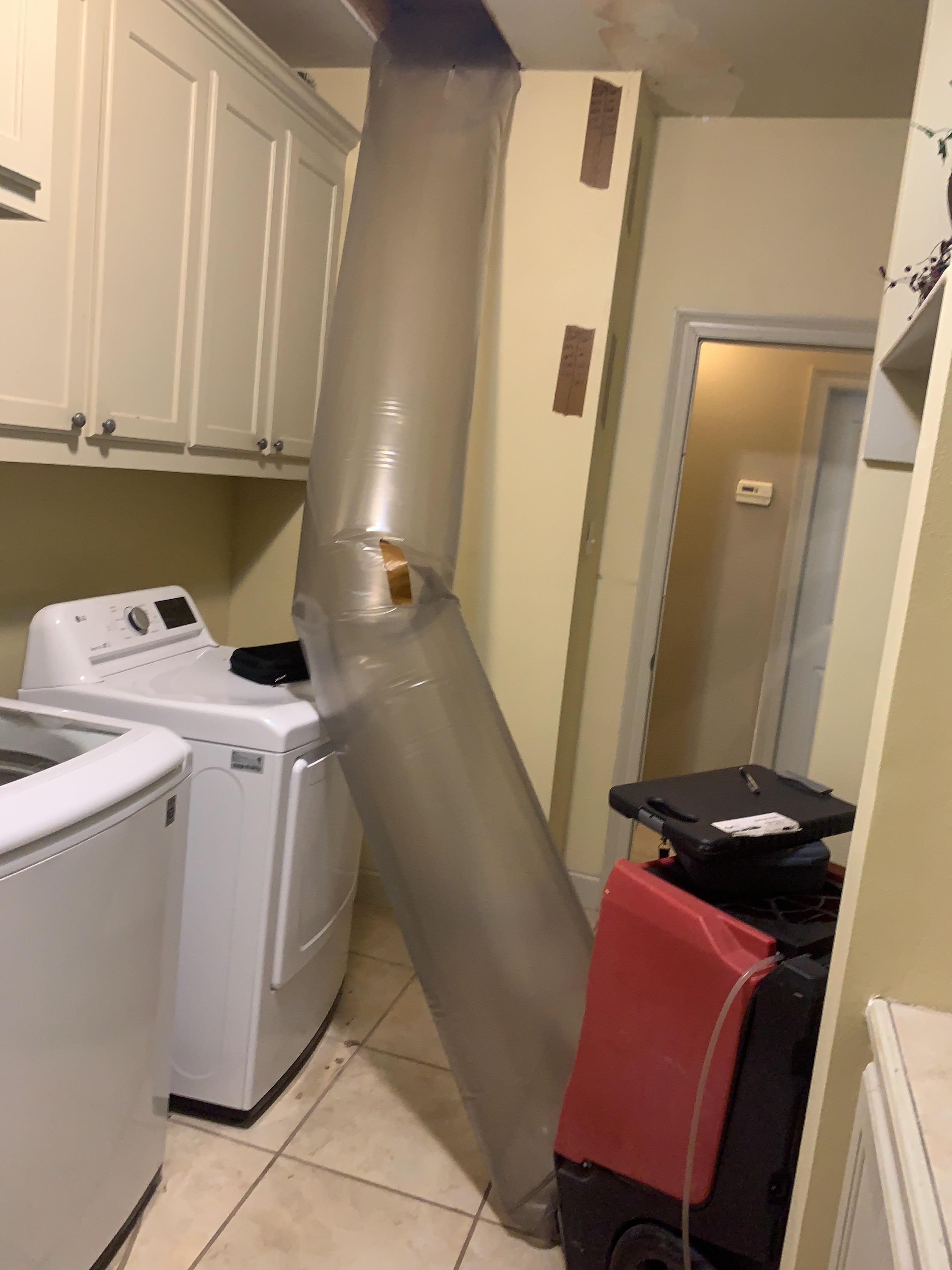 Laundry Room Water Damage Denham Springs 3