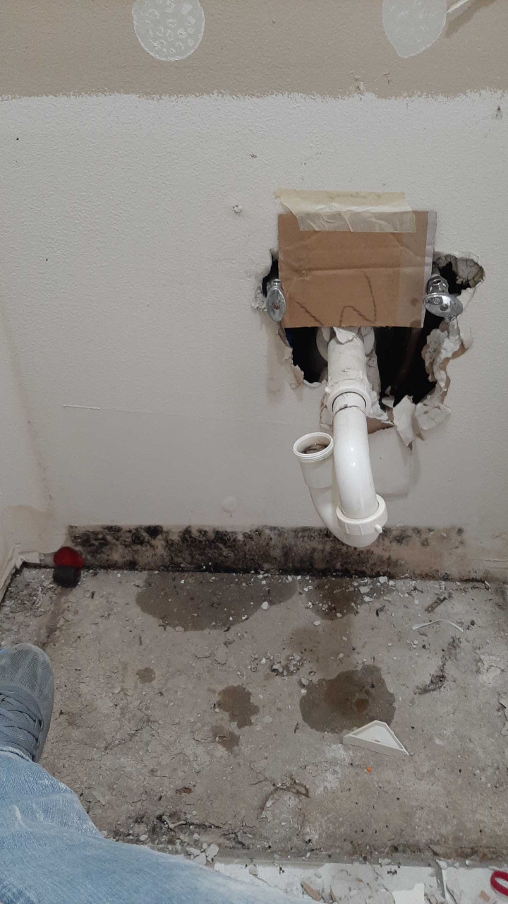 Bathroom Water Damage Gonzales 3