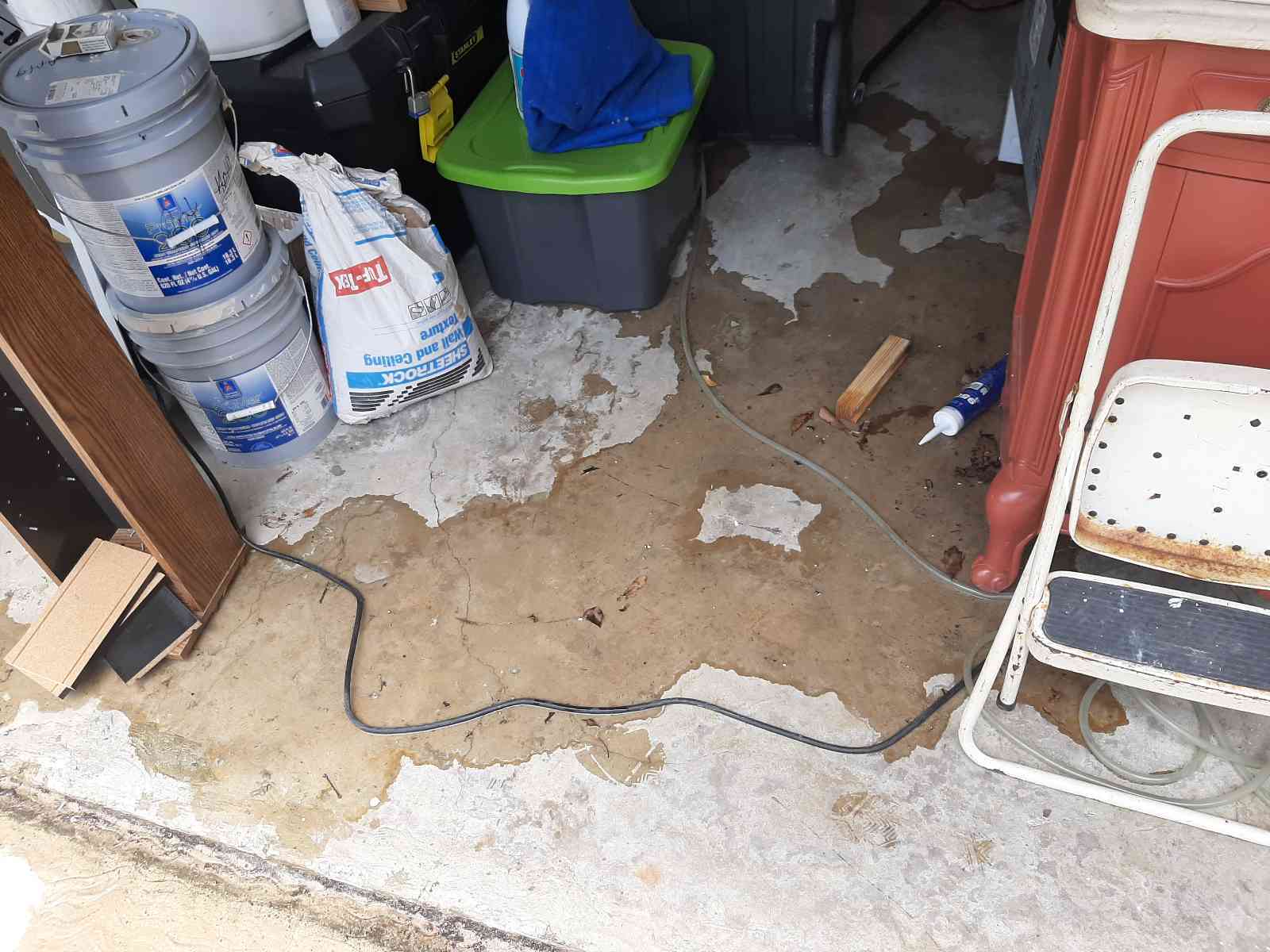 Living Room Water Damage Destrehan 2