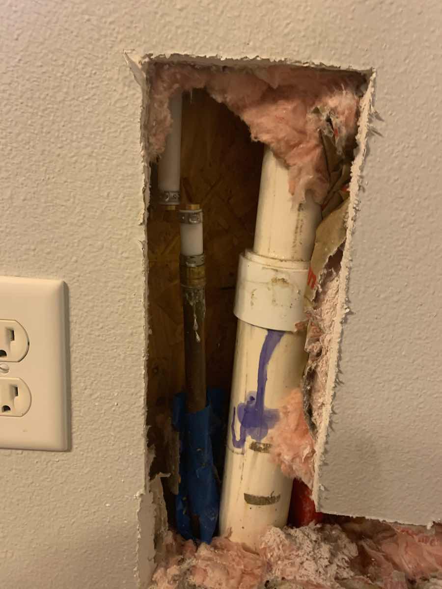 Robert M.- water damage- plumbing leak- denham springs