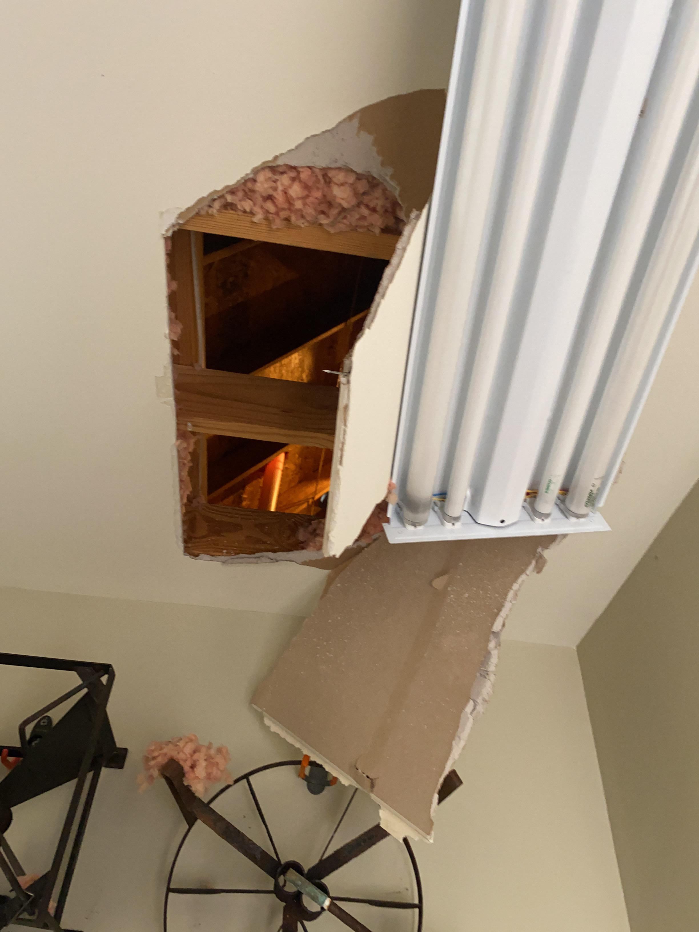 Attic Water Damage Prairieville 6