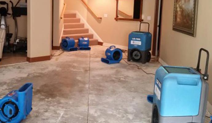 residential home water damage restoration